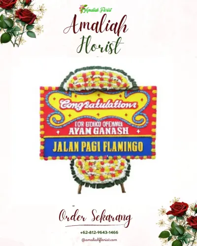 Bunga Papan Congratulation di Bumiaji